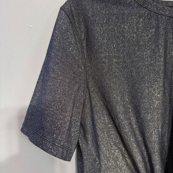 Lululemon Crescent T-Shirt *Spark Black and Gold size medium - Picture 5 of 6